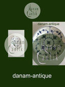 Royal Copenhagen Blauer kannelierter Teller Nr. 300