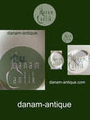 Royal Copenhagen Blaue kannelierte Zuckerdose ohne Deckel Nr. 244