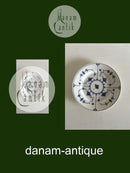 Royal Copenhagen Musselmalet Riflet Sidetallerken No. 181