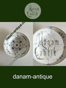 Kgl. Porcelæn Musselmalet Riflet Dyb Tallerken No. 167