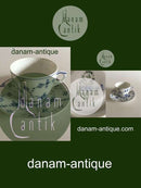 Royal Copenhagen Musselmalet Riflet Kaffe Kop og Underkop No. 80