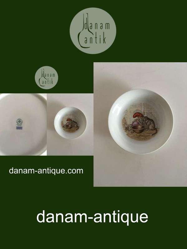 Royal Copenhagen Gnome Christmas Small Compote Bowl. 13.5 cm