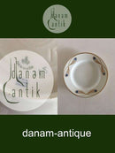 Royal Copenhagen Stel No 118 Frokosttallerken Påfugl med Guldkant