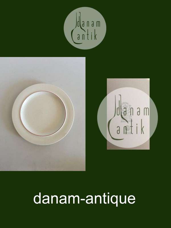 Royal Copenhagen Rødtop/Rødkant Frokosttallerken No 3068