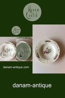 Royal Copenhagen Saxon Flower Deep Teller in Luxusausführung mit durchbrochenem Rand.