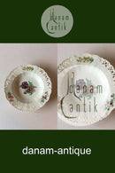 Royal Copenhagen Saxon Flower Deep Plate Premium model with pierced border