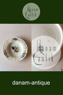 Royal Copenhagen Saxon Flower Deep Teller in Luxusausführung mit durchbrochenem Rand.