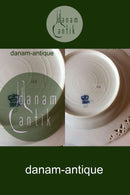 Royal Copenhagen Saksisk Blomst Dyb Tallerken i luksusmodel med gennembrudt kant.