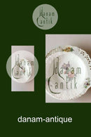 Royal Copenhagen Saxon Flower Deep Plate Premium model with pierced border