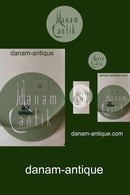 Royal Copenhagen Saksisk Blomst Middags-/Frugttallerken i luksusmodel med gennembrudt kant.