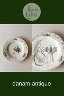 ロイヤルコペンハーゲン サクソンフラワー ディナー/フルーツプレート（リム透かし彫り）ラグジュアリーモデル。