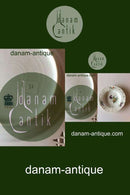 Royal Copenhagen Saksisk Blomst Dyb Tallerken i luksusmodel med gennembrudt kant.