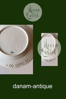 ロイヤルコペンハーゲン サクソンフラワー ディナー/フルーツプレート（リム透かし彫り）ラグジュアリーモデル。