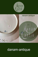 Royal Copenhagen Saksisk Blomst Middags-/Frugttallerken i luksusmodel med gennembrudt kant.