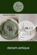 Royal Copenhagen Saksisk Blomst Middags-/Frugttallerken i luksusmodel med gennembrudt kant.