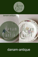 ロイヤルコペンハーゲン サクソンフラワー ディナー/フルーツプレート（リム透かし彫り）ラグジュアリーモデル。