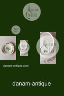 Royal Copenhagen Saksisk Blomst Middags-/Frugttallerken i luksusmodel med gennembrudt kant.