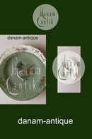 Royal Copenhagen Saksisk Blomst Middags-/Frugttallerken i luksusmodel med gennembrudt kant.