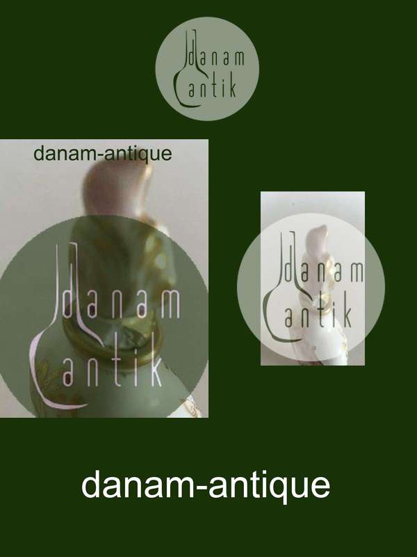 Royal Copenhagen Saksisk Blomst Flakon med låg ca. 1860