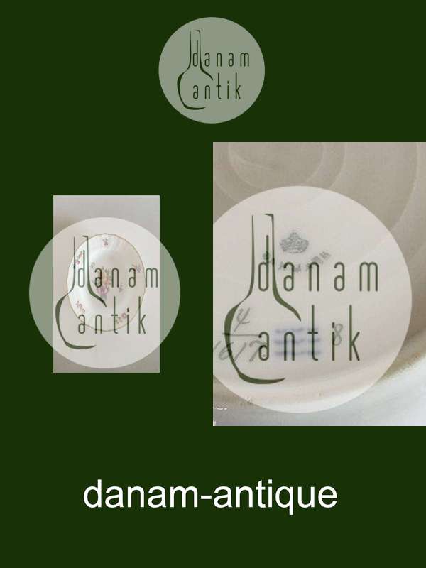 Royal Copenhagen Fuld Saksisk Blomst Dybtallerken No 1617