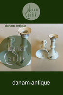 Royal Copenhagen Let Saksisk Blomst Et par Lysestager No 1780