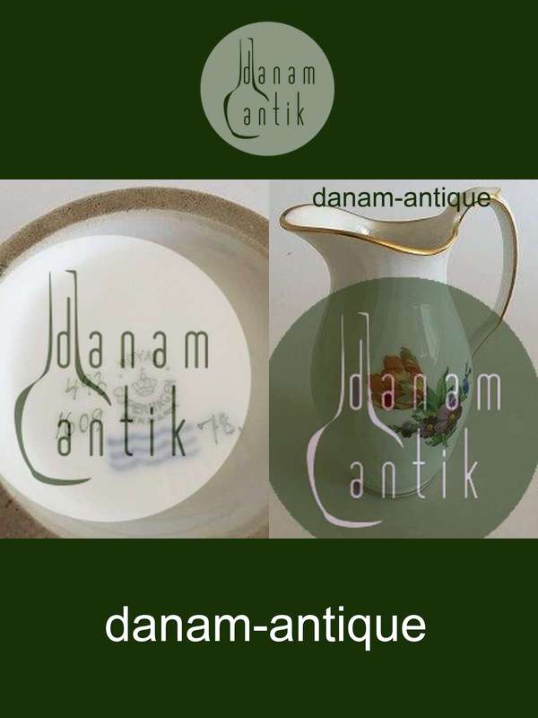 Royal Copenhagen Saxon Flower Light Pitcher No 1609