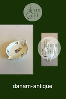 Royal Copenhagen Light Saxon Flower Leaf shaped Assiet No 1597