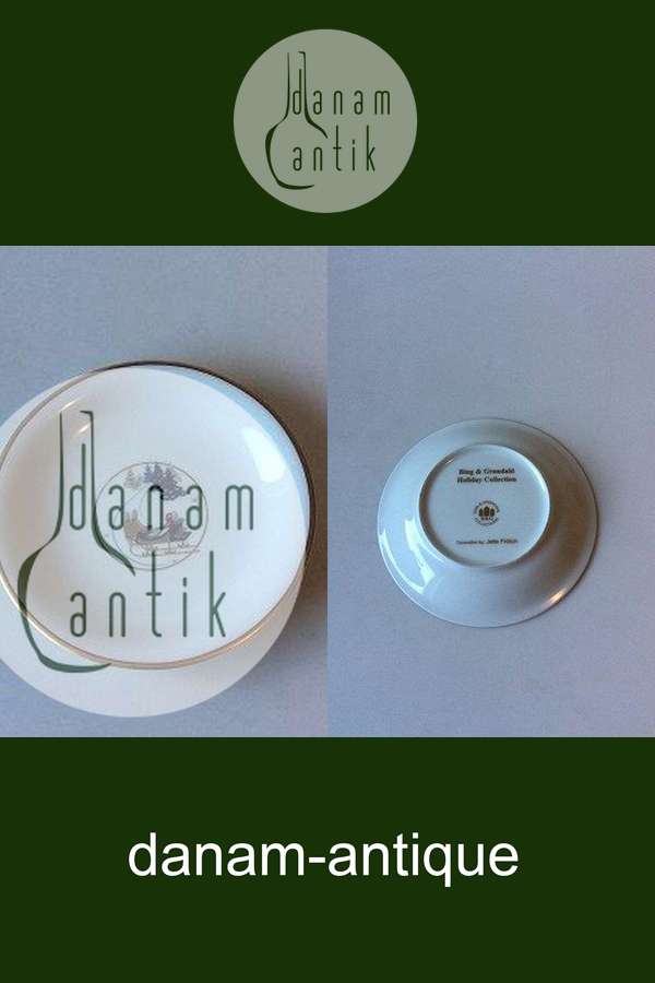 皇家哥本哈根的圣诞边盘。设计者：Jette Frölich 1998