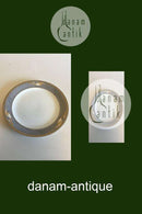 Royal Copenhagen Grå Magnolia Rundt Fad No 376