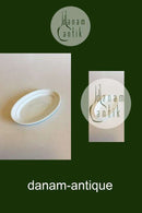 Royal Copenhagen Weißer Magnolien-Tapas-Teller Nr. 349