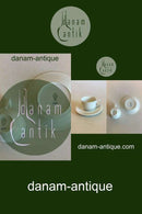 Royal Copenhagen Weiß Magnolia Kaffeetasse und Untertasse Nr. 73