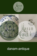 Royal Copenhagen Musselmalet Halvblonde Tallerken  No 653