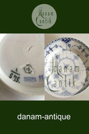 ロイヤルコペンハーゲン ブルーフルーテッドハーフレースプレート No 575