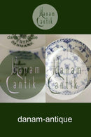 Royal Copenhagen Musselmalet Halvblonde Tallerken No 574