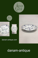 Royal Copenhagen Musselmalet Halvblonde Dyb tallerken Nr. 570