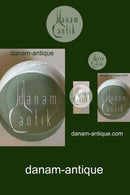 皇家哥本哈根白玉兰带无釉浮雕深盘No 605