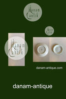 皇家哥本哈根白玉兰带无釉浮雕蛋糕盘No 615