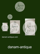 Royal Copenhagen Hvid Domino Middags Tallerken No 14924