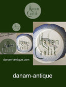 Royal Copenhagen Blå Fisketallerken med Guld No 1212/3002