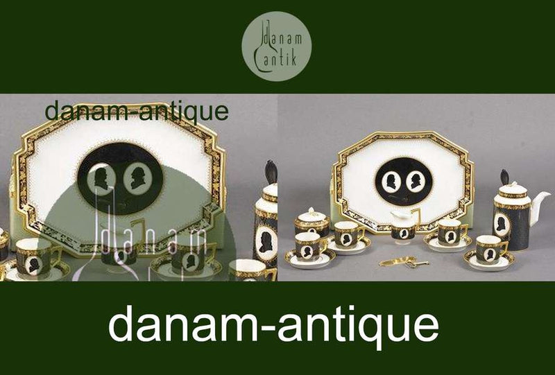 Royal Copenhagen Kgl. P. - The Colonial Coffee Service fremstillet i anledning USA 200 års uafhængigheds Jubilæum d. 4 juli 1976