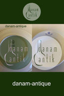 Royal Copenhagen Jernporcelæn Dyb tallerken med logo fra Fængselsvæsenet