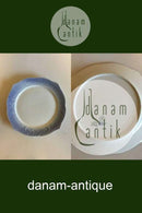 Royal Copenhagen Art Nouveau Plate with Fish Border No 1212