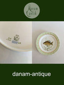 Royal Copenhagen Green Fish Plate No 919/1710 with Cyprinus Carassius