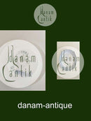 Royal Copenhagen Art Nouveau Plate with Fish Border and water Goplin No 41