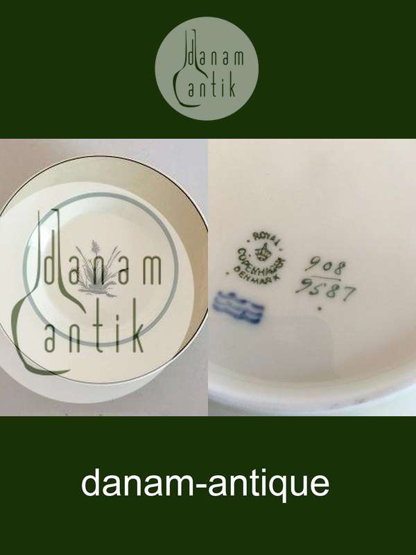 Royal Copenhagen Fuglsang Stor Dyb Tallerken No 9587