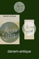 皇家哥本哈根绿花焊接的无盖盘子 No 1702