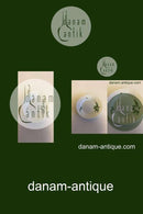 皇家哥本哈根绿花焊接的午餐盘No 1624