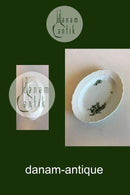 Royal Copenhagen Green Flower Curved Oval Dish No 1555