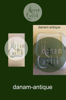 皇家哥本哈根绿花焊接土豆盘No 1522