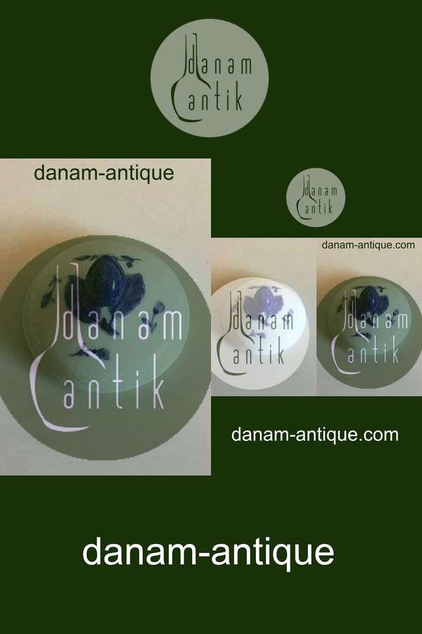 Royal Copenhagen Blå Blomst Flettet Låg No 8082